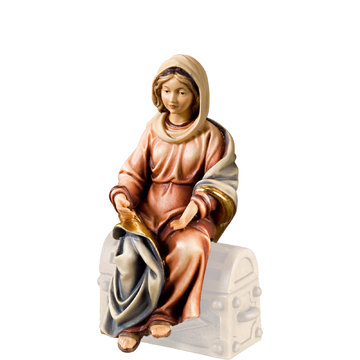 A - Hl.Maria sitzend (K) FI425058 (8 cm, lasiert)