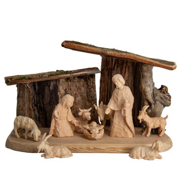 Capanna radice  -  11 pezzi Filip cirmolo FR8398 (12 cm, naturale)