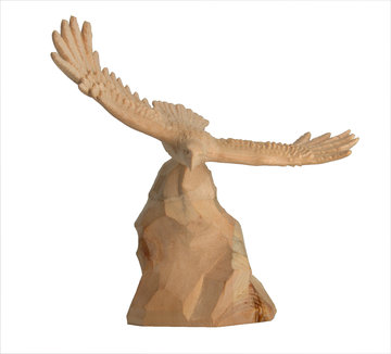 Aquila reale con sasso FR9009 (19 cm, naturale)