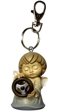 Portachiavi Angelo Luna volante HAE246S (4 cm, colore)