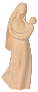 Madonna moderna K01187 (15 cm, naturale)