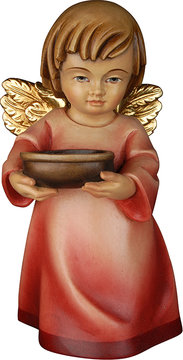 Perfume angel with bowl K08022 (2,36", color)