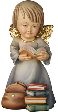 Perfume angel with book K08026 (2,36", color)