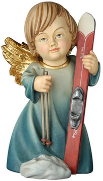 Perfume angel with ski K08028 (2,36", color)