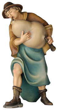 Herdsman with bagpipe K0155011 (3,54", color)