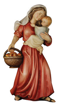 Herds - woman with child K0155036 (3,54", color)