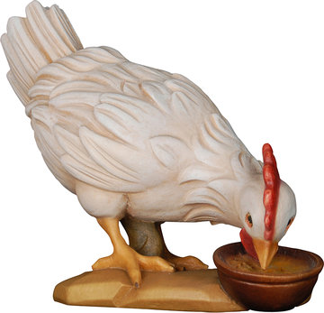 Hen with bowl K0155040 (3,54", color)