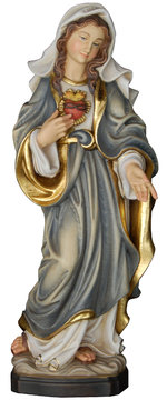 Herz Maria K0179 (12 cm, lasiert)