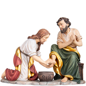 Foot washing scene K08277 (4,72", color)