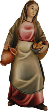 Pastora con pane lovely K0161016 (9 cm, colore)
