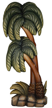 Palma (per gruppi fuga - cerca d'alloggio) K01659 (12 cm, colore)
