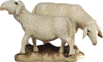 Gruppo di pecore K0150027 (12 cm, colore)
