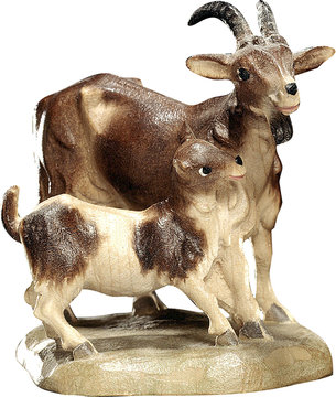 Gruppo di capre K0150030 (12 cm, colore)