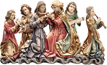 Rilievo angeli suonanti K08200 (45 cm, colore)