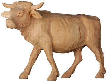 Ox in Swiss pine K0160007 (4,72", natural)