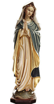 Madonna Immacolata betend K0178 (12 cm, lasiert)