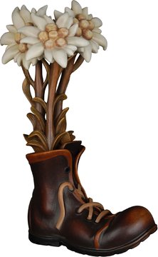 Mazzo di stelle alpine con scarpone K00981S (9 cm, colore)