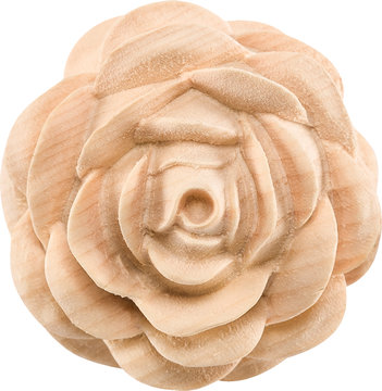 Fiore di rosa K00991B (6 cm, colore)