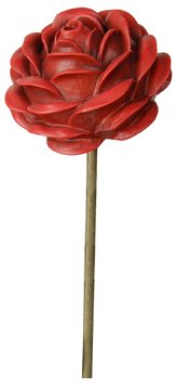 Fiore di rosa da infilare K00991S (6 cm, colore)
