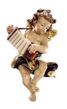 Angel With Accordion K01406 (3,54", color)