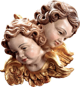Double Angel Heads K01420 (3,94", color)