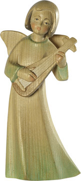 Mary's angel with guitar - ash wood LM406E 4 (5,12", color)