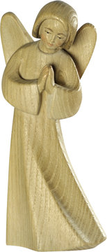 Mary's angel praying - ash wood LM406E 5 (5,12", natural)