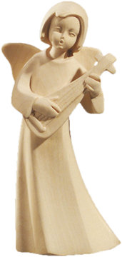 Mary's angel with guitar LM406 4 (2,56", natural)
