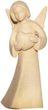Mary's angel with heart LM406 9 (2,56", natural)
