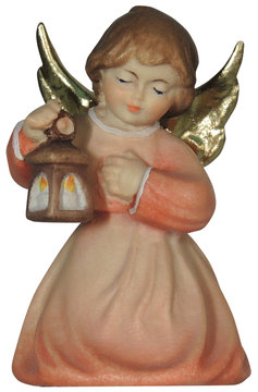 Kneeling angel with lantern LM431 09 (1,77", color)