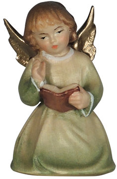 Kneeling angel with book LM431 13 (1,77", color)