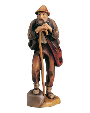 Schaefer mit Stock LE10101-205 (12 cm, lasiert)