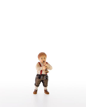Klarinettenspieler LE10101-23 (12 cm, lasiert)
