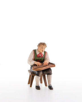 Floetenspieler LE10101-24 (12 cm, lasiert)