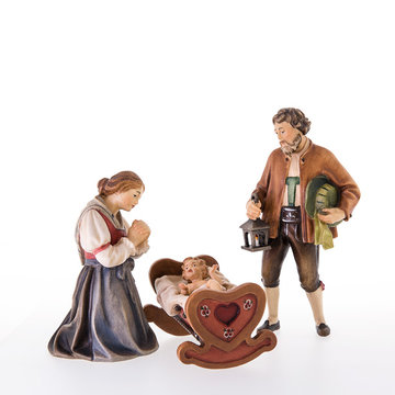 Hl. Familie 3 - teilig 1A+2+3 LE10101-S3A (12 cm, lasiert)