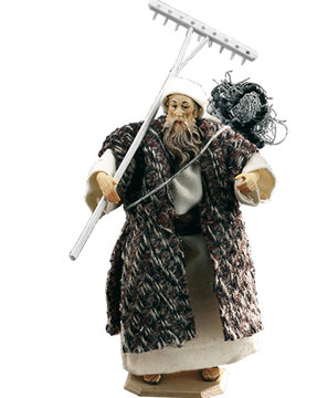 Nonno senza cesta e rastrello LE10903-450 (12 cm, colore)