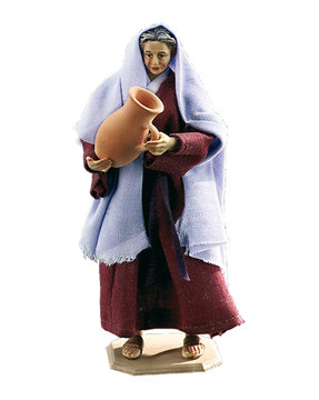 Nonna con brocca da acqua LE10903-481 (12 cm, colore)