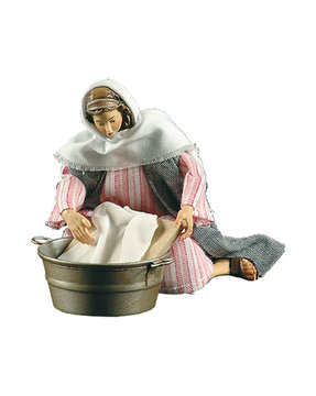 Lavandaia con catino da bucato LE10903-491 (12 cm, colore)