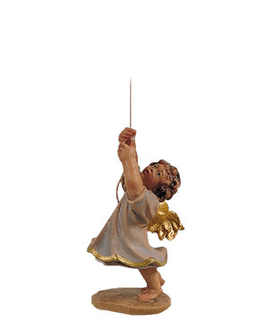 Abseilender Engel (unten) LE10700-49 (10 cm, lasiert)