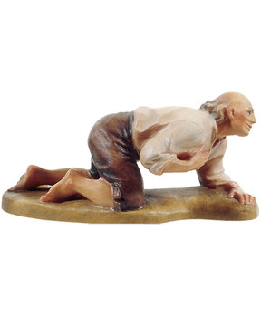 Anbetender Hirt LE10700-51 (12 cm, lasiert)