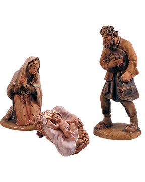 Hl. Familie 3 - teilig 1B+2+3 LE10700-S3B (10 cm, lasiert)