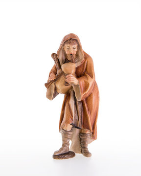 Musician with bagpipe LE10601-32 (3,94", color)