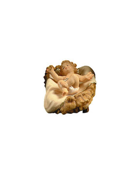 Infant Jesus with cradle - 2 pieces LE10801-01B (3,94", color)