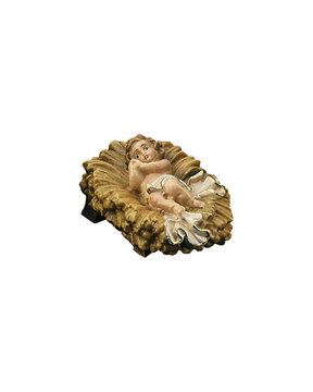 Infant Jesus with cradle LE10801-01A (3,94", color)