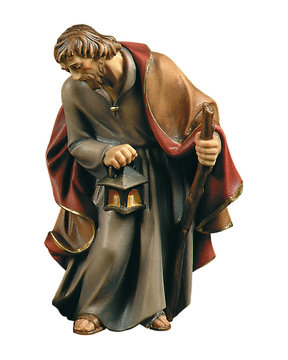 St. Joseph with stick and lantern LE10801-03A (3,94", color)