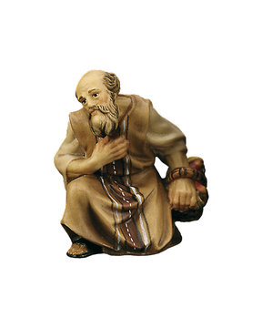 Shepherd kneeling with basket LE10801-10 (3,94", color)