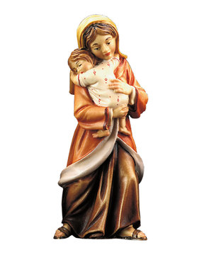 Woman with child LE10801-211 (3,94", color)