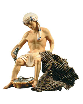 Fisher sitting (without wooden case) LE10801-230 (3,94", color)