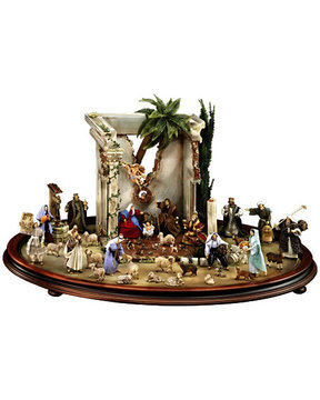 Set di 46 figure c.cornice e tempio LE10903-S48 (12 cm, colore)
