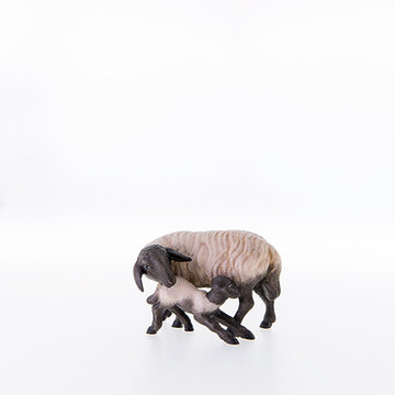 Sheep with lamb and black head LE21200-AS (3,94", color)
